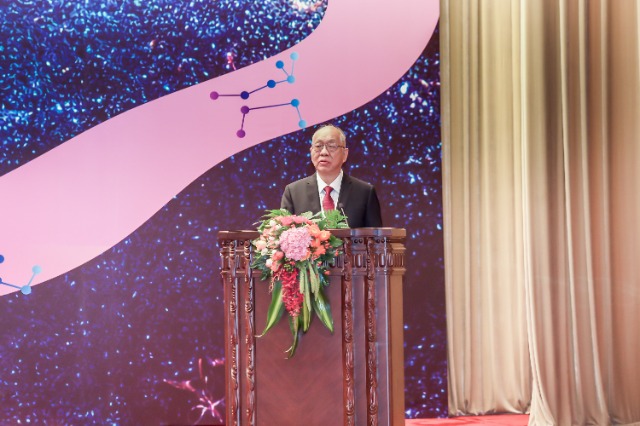 大會主席丘成桐致辭。大會供圖.jpg